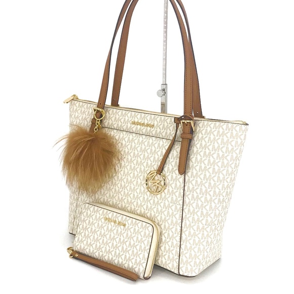 3PCS Michael Kors Ciara Large Tote Wallet Charms - Picture 2 of 8